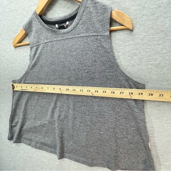 Mondetta Womens Heathered Grey Sleeveless Top Size Medium - Picture 7 of 8